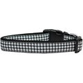 Mirage Pet Products Black Houndstooth Nylon Dog CollarExtra Large 125-241 XL